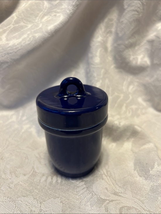 The kitchener Other - Vintage the Kitchener egg coddler made in England Deep Blue